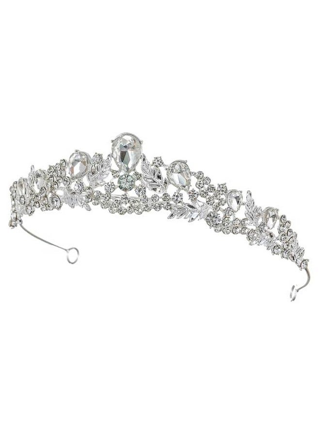 SAMKY Bridal Tiara Crown With Rhinestone Wedding Headpiece Bride'S Crystal Hair Accessories For Woman - Image 2