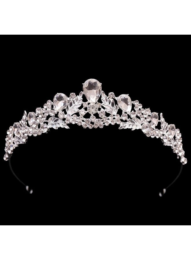 SAMKY Bridal Tiara Crown With Rhinestone Wedding Headpiece Bride'S Crystal Hair Accessories For Woman - Image 4