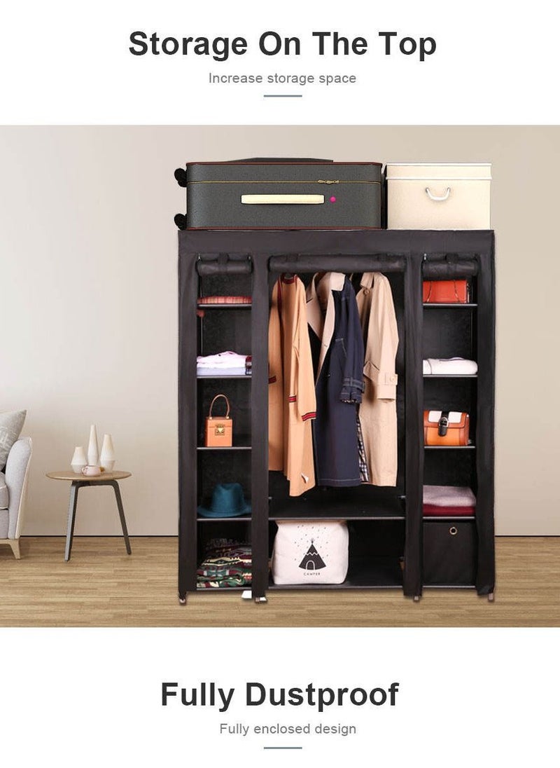 Roman Gifts - Fabric Wardrobe Organiser 130x175x45cm - Image 1