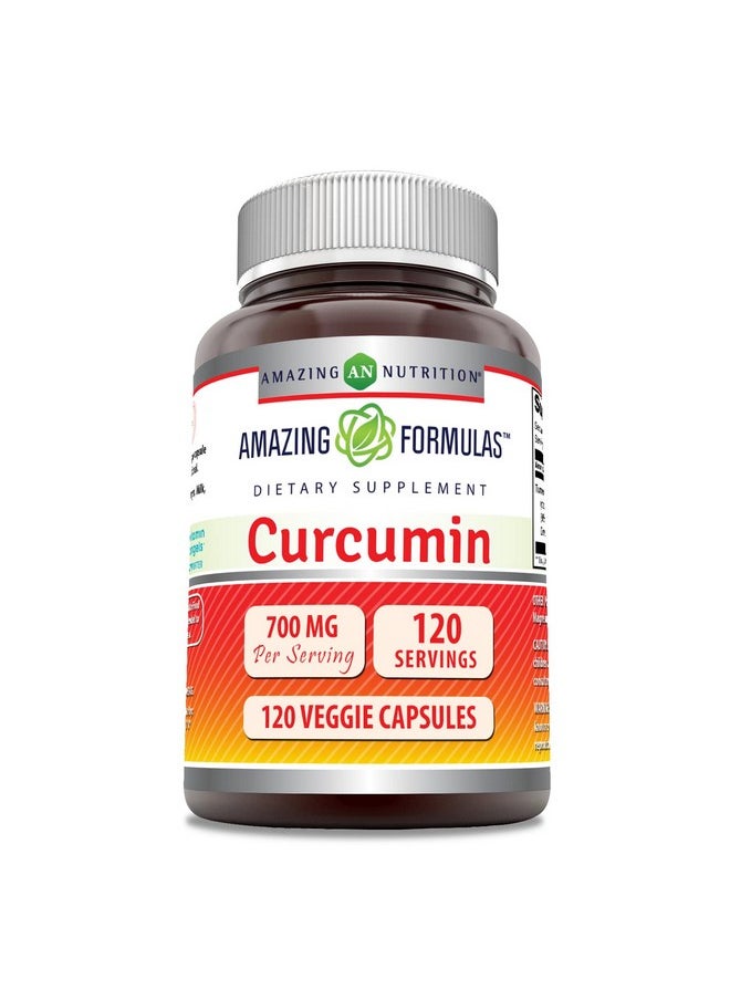 Amazing Formulas Curcumin Supplement | 700 Mg | 120 Veggie Capsules | Turmeric Root Extract | Non-GMO | Gluten Free | Made in USA - pzsku/Z69B066684D6A98646565Z/45/_/1740202727/f81bf127-861e-4b92-80cf-46483c07ff95