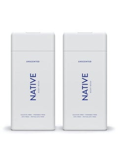 native Body Wash Natural Body Wash For Women Men | Sulfate Free Paraben Free Dye Free With Naturally Derived Clean Ingredients Leaving Skin Soft And Hydrating Unscented 18 Oz 2 Pk  - Image 1