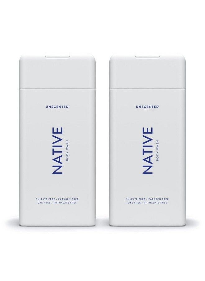 native Body Wash Natural Body Wash For Women Men | Sulfate Free Paraben Free Dye Free With Naturally Derived Clean Ingredients Leaving Skin Soft And Hydrating Unscented 18 Oz 2 Pk  - Image 2