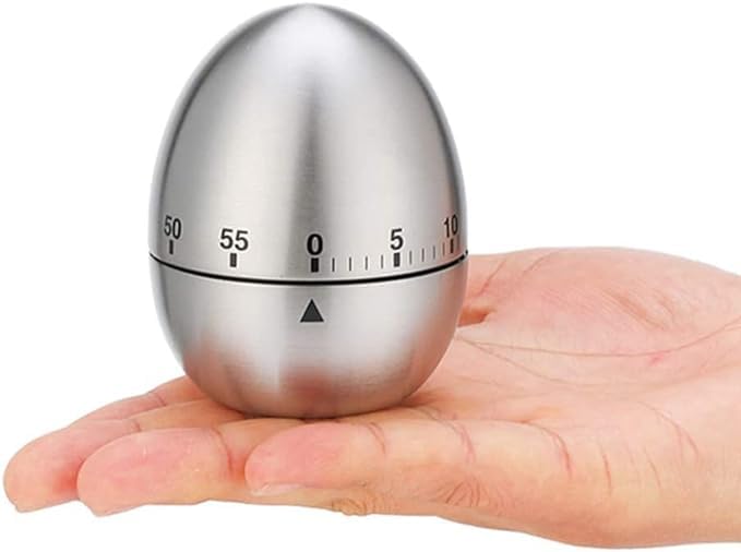 RINKIFY Mechanical Kitchen Timer with Loud Alarm Visual Countdown Stopwatch for Cooking Baking Kids Study Bathroom Shower Oven 60 Minute Manual Timer for Home Kitchen Use - Image 1