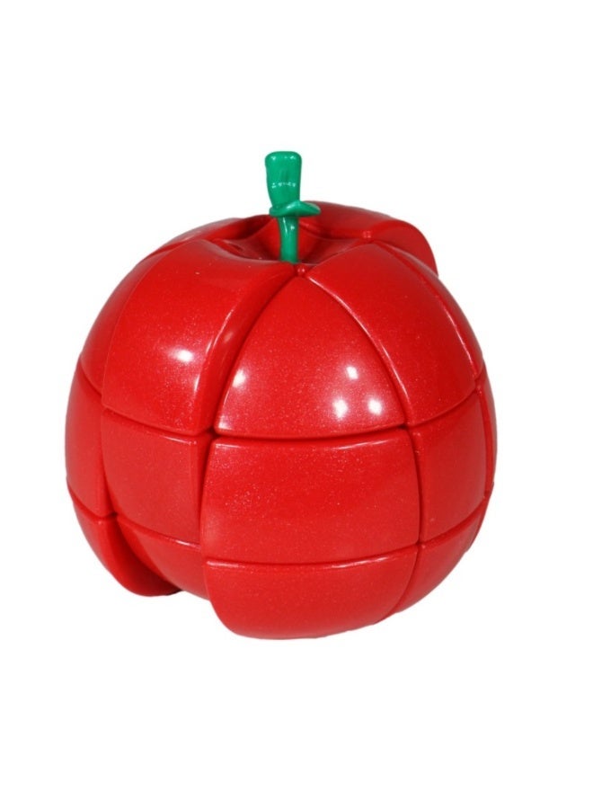 YJ Apple Cube 3x3 Puzzle Red – Realistic Fruit Design Speed Cube with Smooth Rotation and Novelty Collectible Appeal - Image 2
