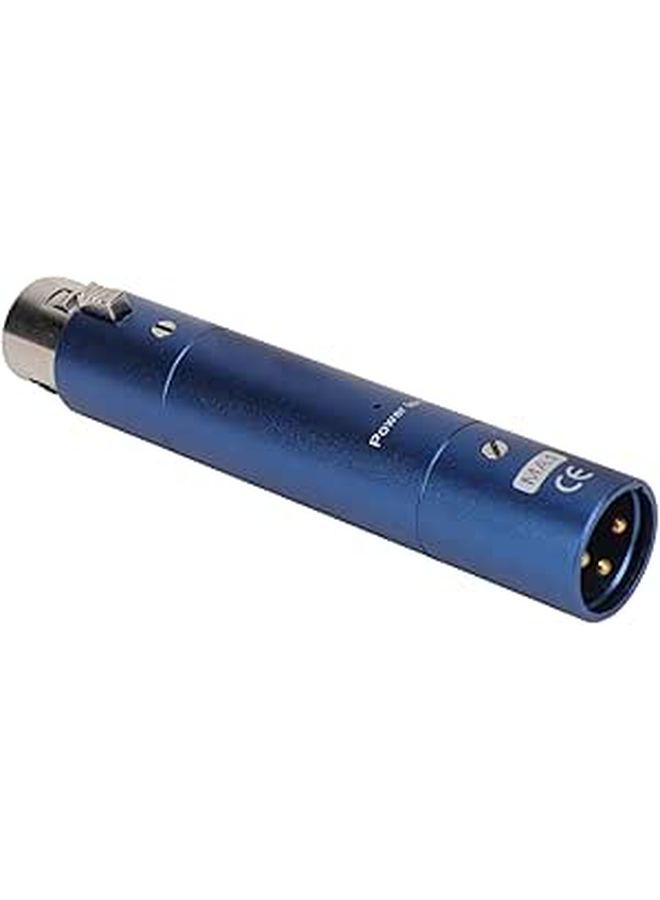 Aluminum Alloy Blue XLR Microphone Preamp with 28dB Gain for Broadcasting - Image 1