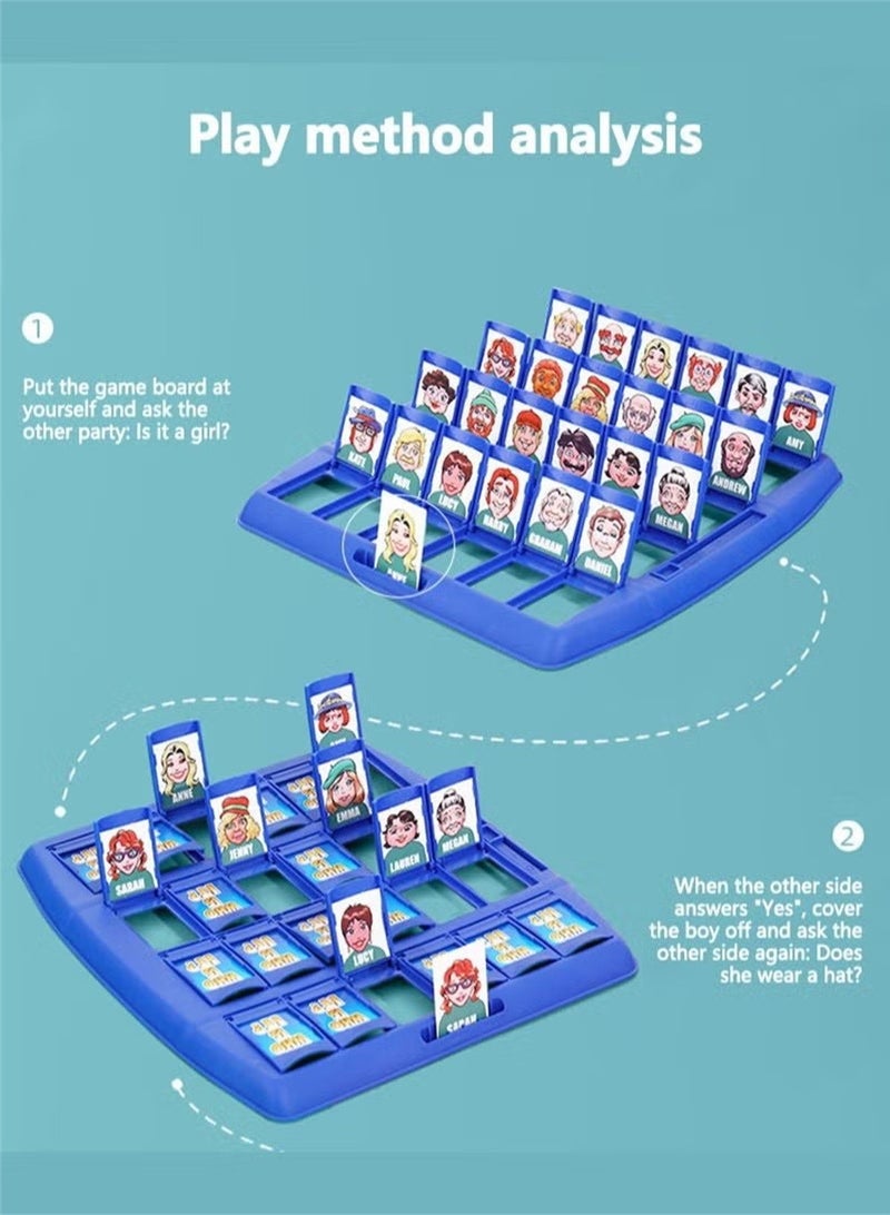 دي إم جي تك من هو لعبة لوحة مضحكة أنا العائلة تخمين الألعاب لعبة تعليمية سطح المكتب للطفل - Image 3