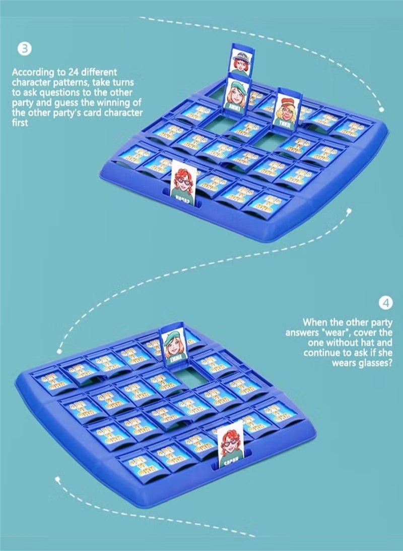 دي إم جي تك من هو لعبة لوحة مضحكة أنا العائلة تخمين الألعاب لعبة تعليمية سطح المكتب للطفل - Image 4