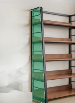 JOMILA Rustic Ladder Book Shelf, 5 Tier Industrial Ladder Shelf Bookcase, Standing Leaning BookShelf Cabinet for Living Room (Black frame)  - Image 5