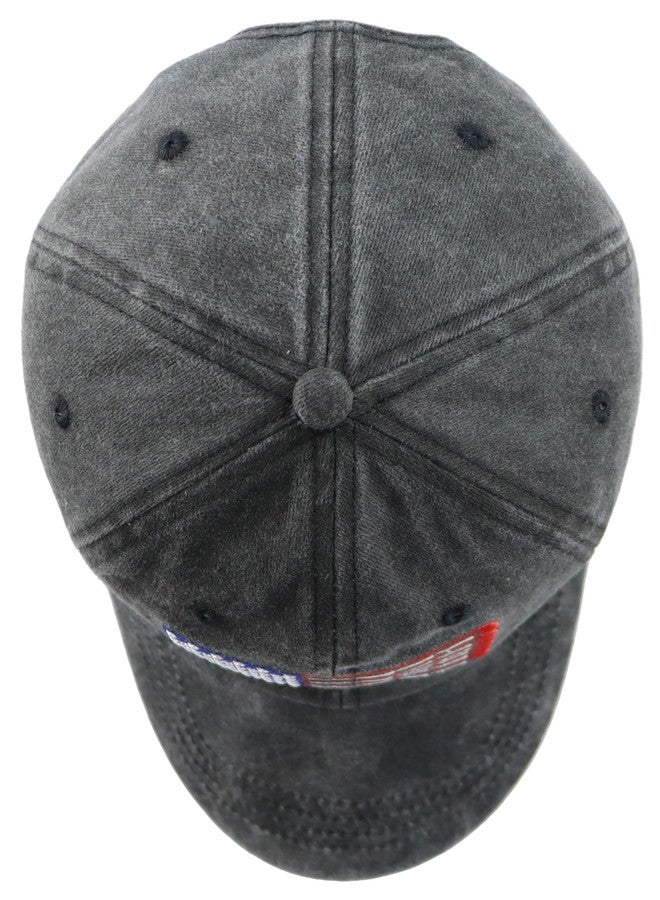 Wsaztulp Golf Accessories for Men Women, American Flag Hat, Golfing Decor Baseball Cap, Fathers Mothers Day Retired Golf Gifts for Dad Mom Golfer Wife Hubby Black - Image 5