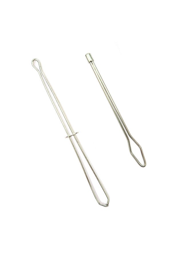 Elastic Clip Belt Threader Sewing DIY Tool Belt Introducer Wear Elastic Band Clip Pants Belt Needle Introducer-Color:Elastic Clip Closure  - Image 5