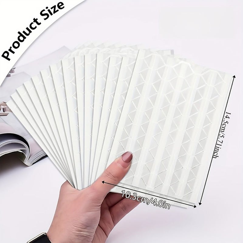 102 Transparent Self-Adhesive Photo Corner Stickers for Photo Album Memory Book - Image 3