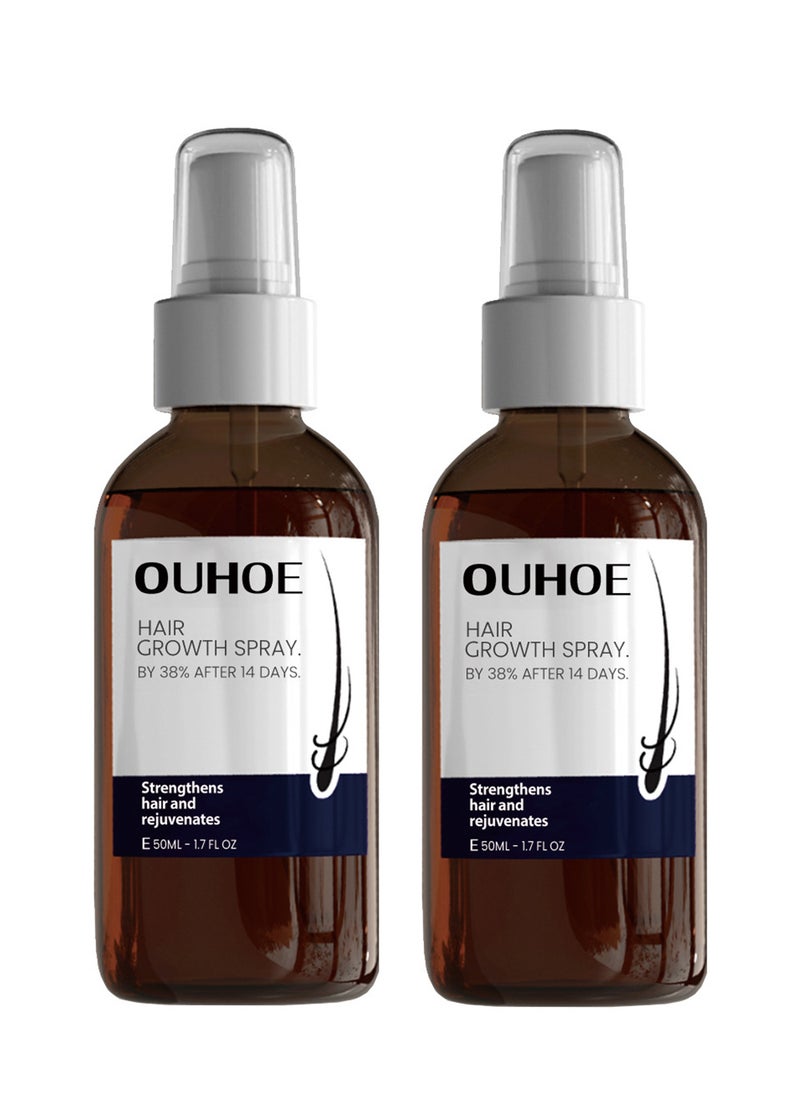 OUHOE - 2 Pcs Hair Growth Spray Strengthens Hair And Rejuvenates - Image 1
