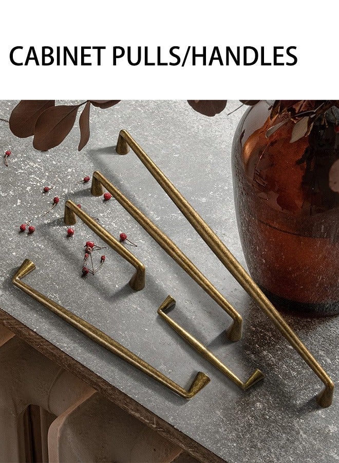 6 Pack Vintage Cabinet Pulls - Zinc Alloy Material, Luxury Drawer Pulls for Bedroom Kitchen  - Image 2