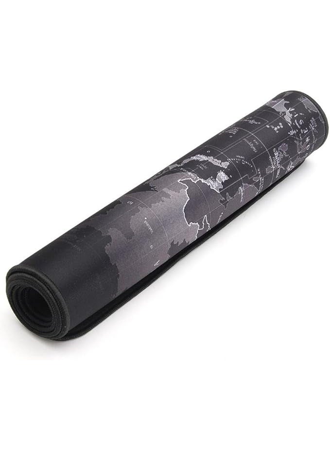 قاعدة ماوس ألعاب خريطة العالم XL - دقة ليزر واستجابة سريعة - مفرش مكتب عملي ومتين للاستخدام اليومي - Image 1