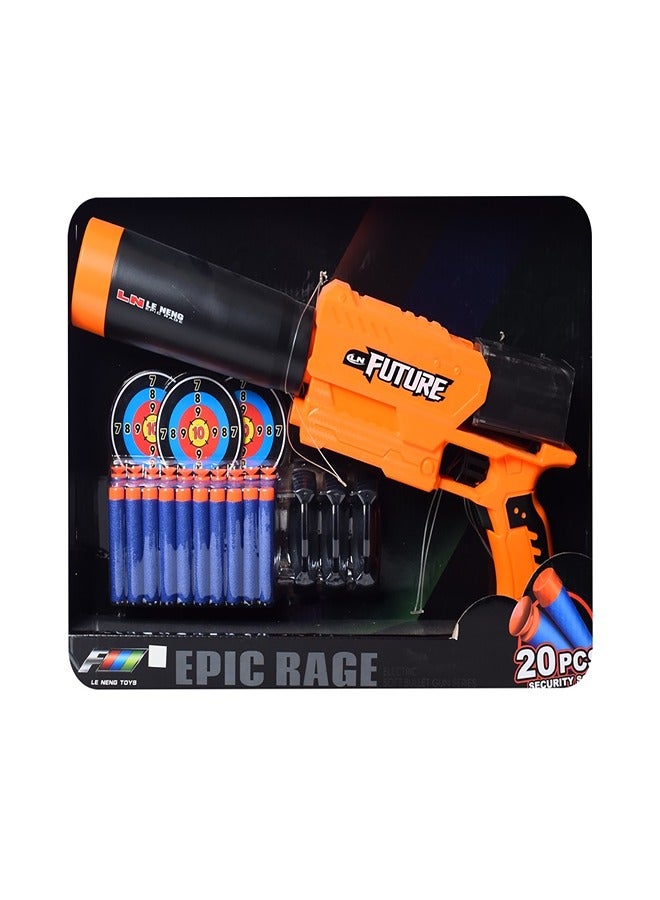 Epic Rage Fire Superimposed Electric Soft Bullet Gun 20 Bullets - G7  - Image 3