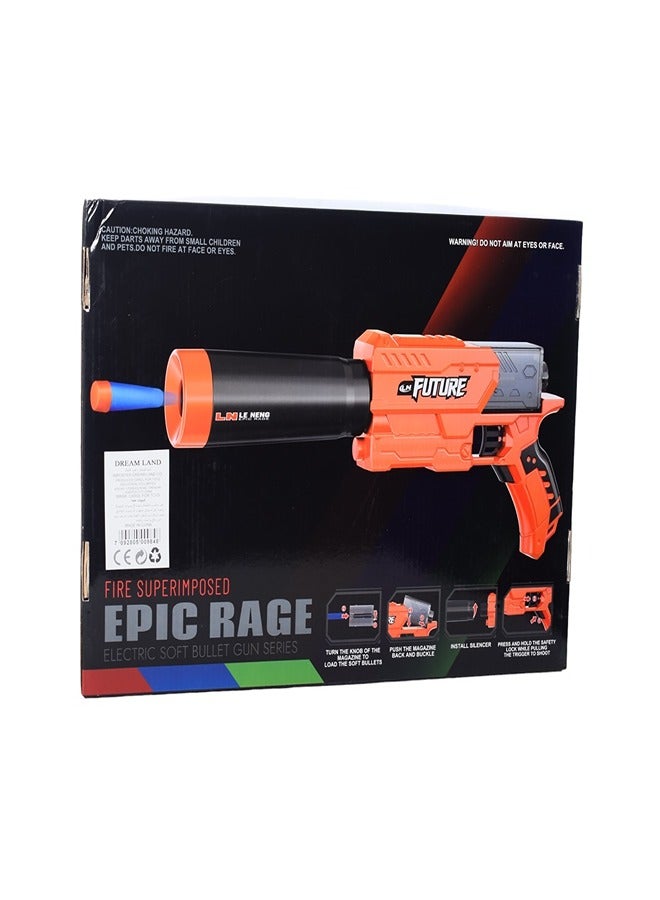 Epic Rage Fire Superimposed Electric Soft Bullet Gun 20 Bullets - G7  - Image 2