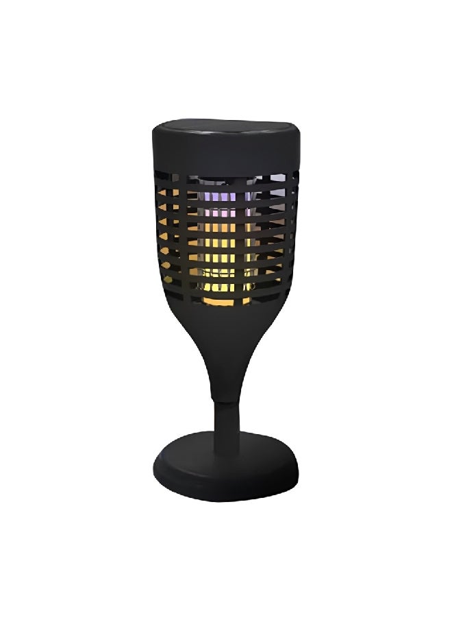 DYNATRAP Weather Resistant Solar Powered Bug Zapper Black 27 x 13.1 x 13.1 cm TM18 