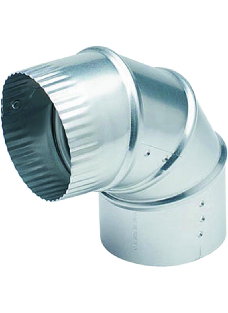 Deflecto Deflecto Aluminum Dryer Vent Elbow Fully Adjustable 4 Silver DE904  - Image 1