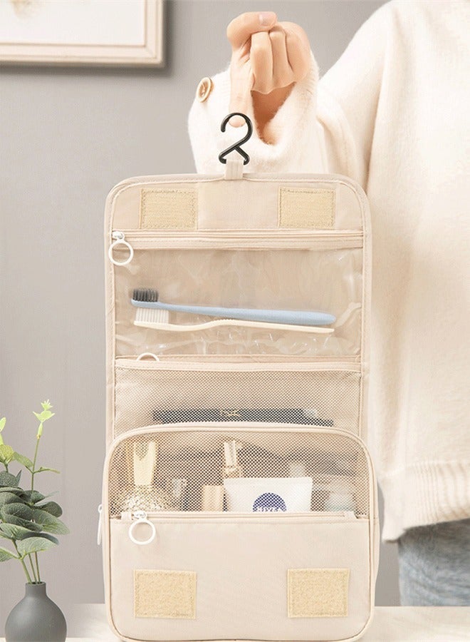 Kutis 1-Piece  Travel Cosmetic Bag Portable Large-Capacity Storage Waterproof Toiletry Bag Multifunction Toiletries Organizer Storage Bag - Image 2