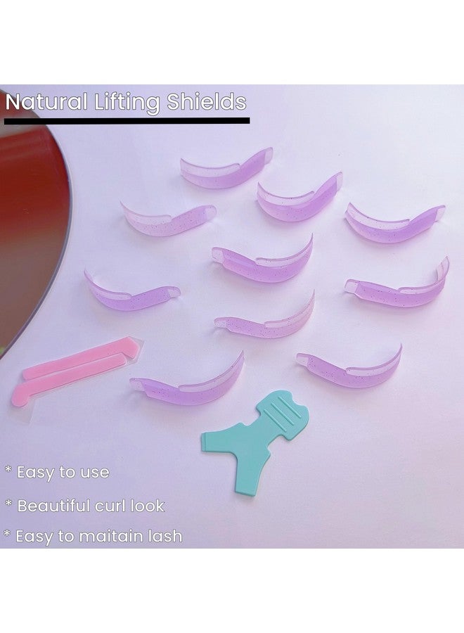 ICONSIAM Silicone Lash Lift Shields Japanese Cat Eye Pad 5 Size Jelly Lifting Shield Lifts Eyelash J Curl Lami Lamination Roller Korean Natural Perming Rod Elastic Silicon Pads for Lift and Tint Easy To Perm - Image 4