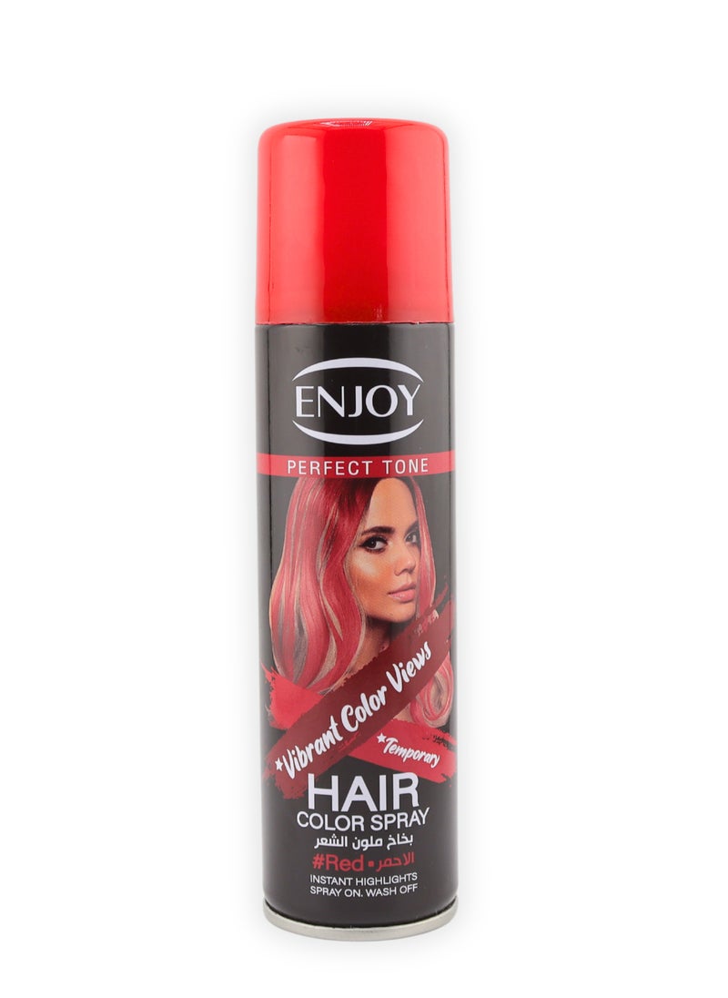 ENJOY - ENJOY Temporary Hair Color Spray – Red | Vibrant, Washable & Non-Permanent | 150ml - Image 1