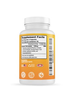 Whole Nature Liposomal Vitamin C Supplement Pills 1200 Mg High Absorption 180 Vegan Capsules Fat Soluble Vit C Maximum Strength Immune System And Collagen Booster Sunflower Lecithin Lypo Spheric  - Image 5