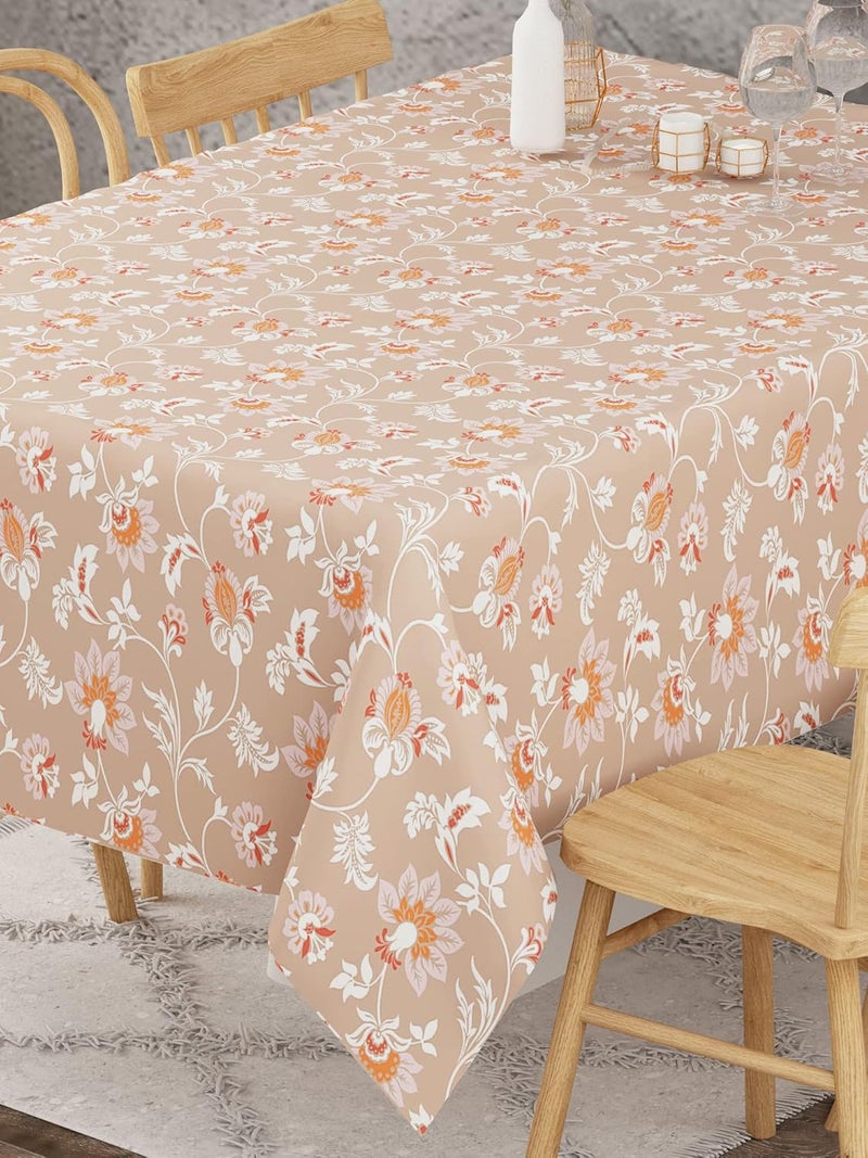 EVER HOME 100 Cotton 4 to 6 Seater Dining Table ClothTable CoverRectangular 58 inch x 88 inch Pack of 1 - Image 1
