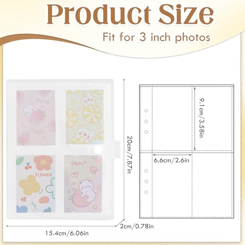 CoolShef 320 Pockets 2.6x3.58” Card Holder Book | Clear Double Sided Photocard Binder | Portable Card Collection Book for Photos, Football & Trading Cards - Image 2