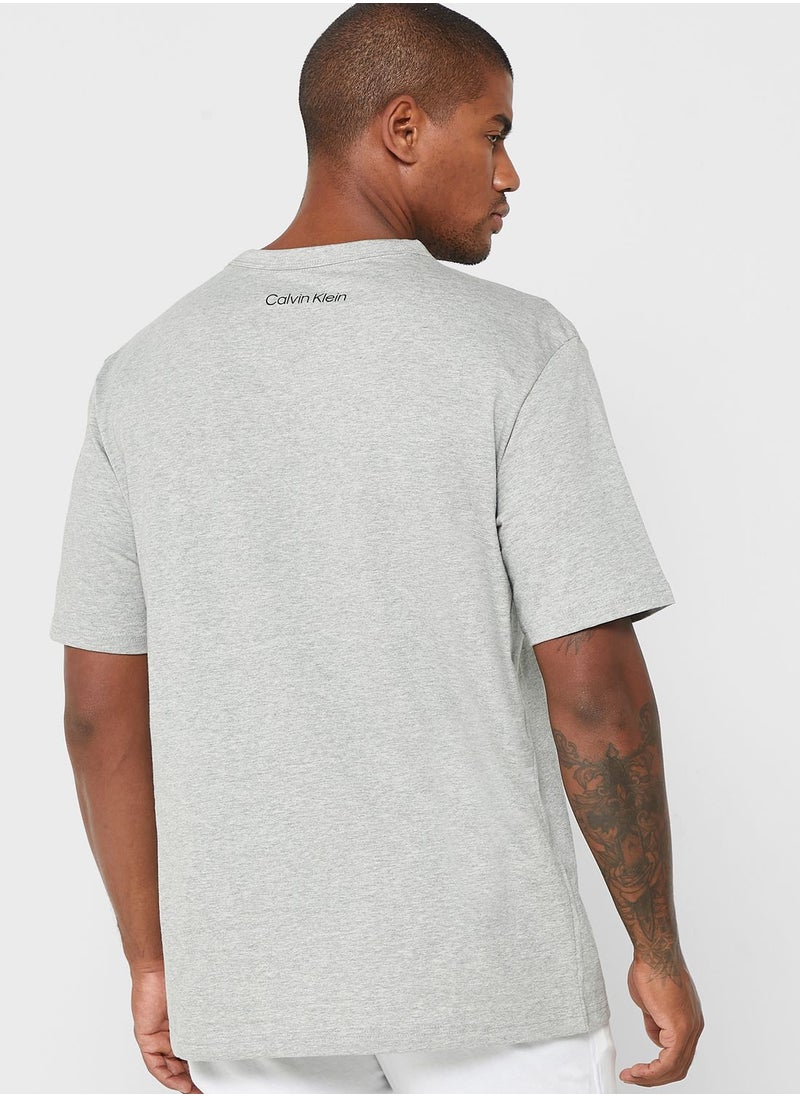 Calvin Klein Jeans - Logo Print Crew Neck T-Shirt - Image 1
