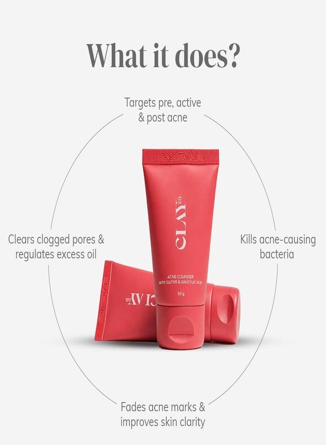 Clayco Acne Face Wash with 2% Sulfur & Salicylic Acid - Image 4