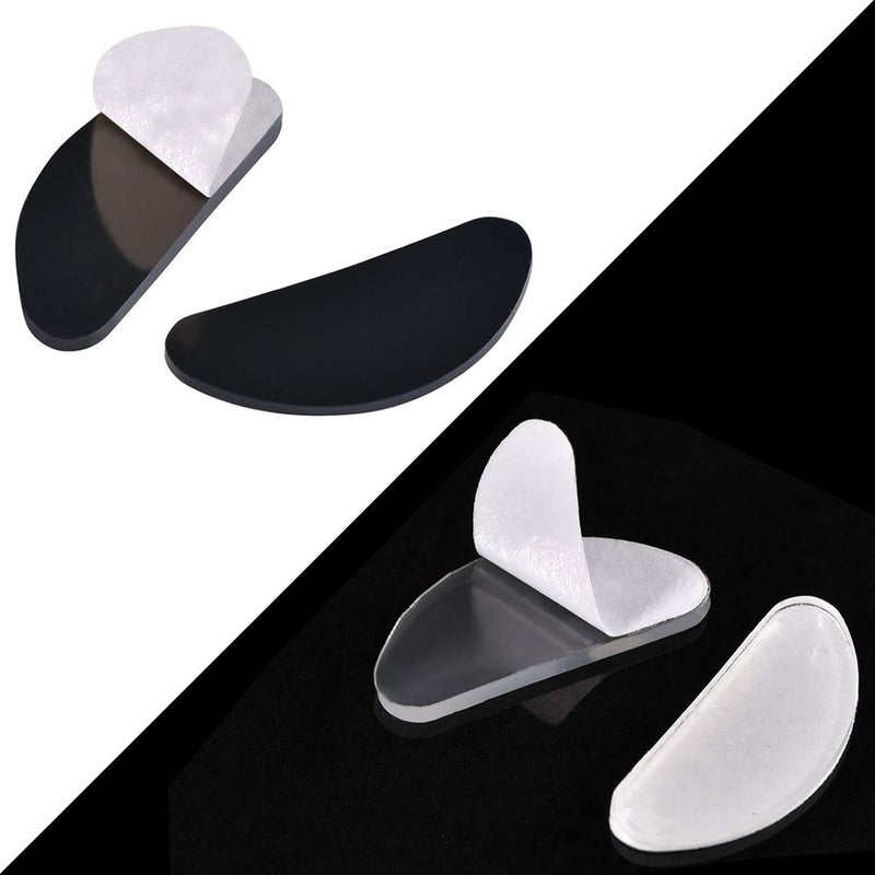 NEPAK 30 Pairs Eyeglass Nose Pads,Eye Glasses Nose Pads Non Slip,Silicone Nosepads for Glasses, Sunglasses, and Eye Wear(Clear,1mm) - Image 5