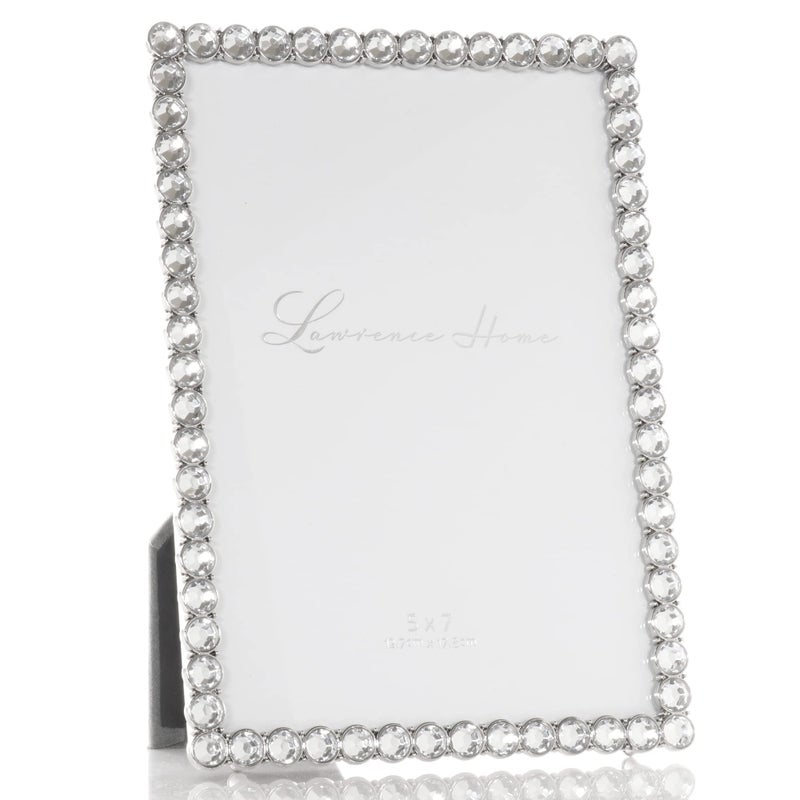 لورانس فرايمز 5x7 إطار البريق المعدني الفضي - تألق واضح - Image 3
