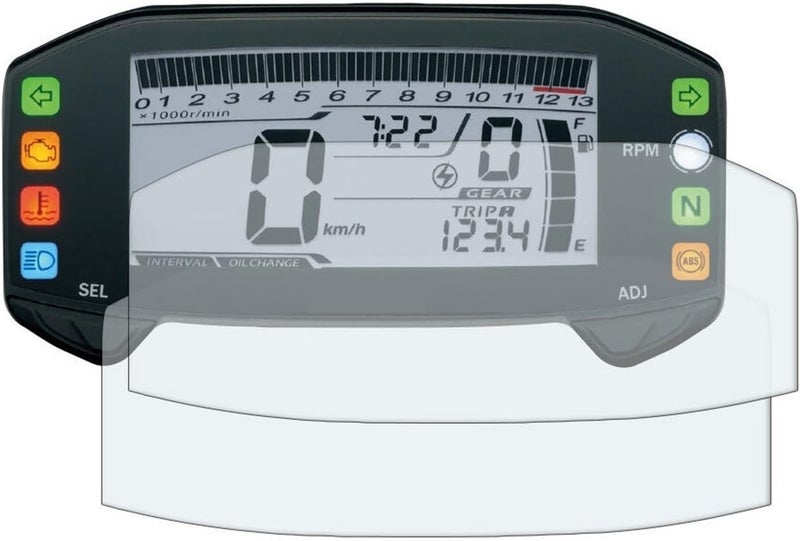 DEMULAX Motorcycle Dashboard Scratch Protection Film - Image 1