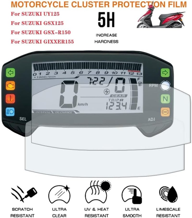 DEMULAX Motorcycle Dashboard Scratch Protection Film - Image 2