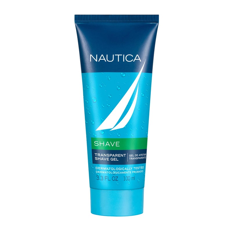 Nautica Grooming Shave Gel 3.3 fl oz (Pack of 1), Notes of Grapefruit, Lavender, and Wood, Men's Fragrance, Long Lasting, Everyday Fragrance, Travel Size - Image 1