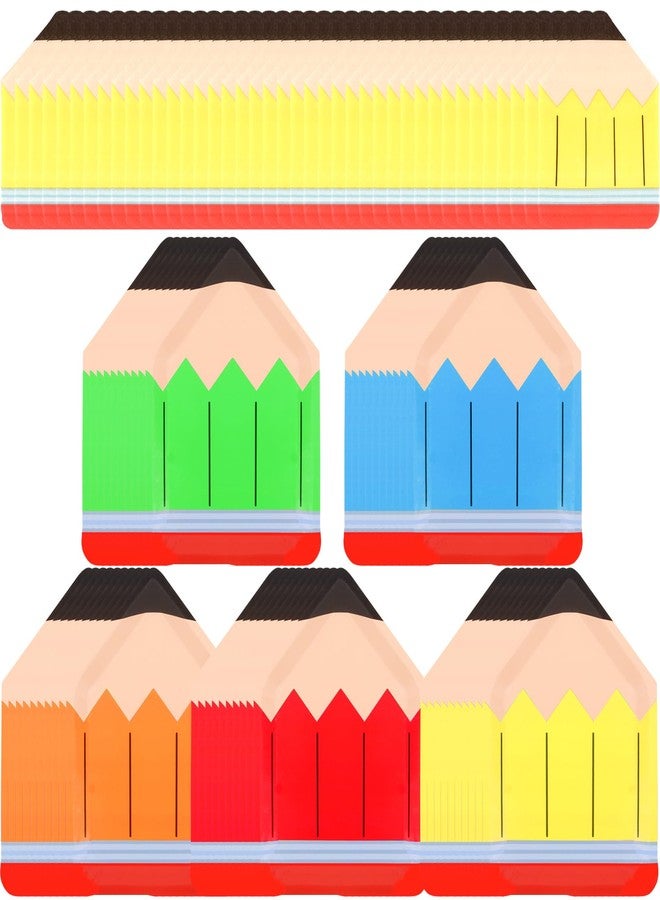 FYXMI 50 Pcs Pencil Disposable Plates and 50 Pcs Pencil Napkins,for Back to School, Preschool Kindergarten Graduation Last Day of School Party Supplies - Image 1