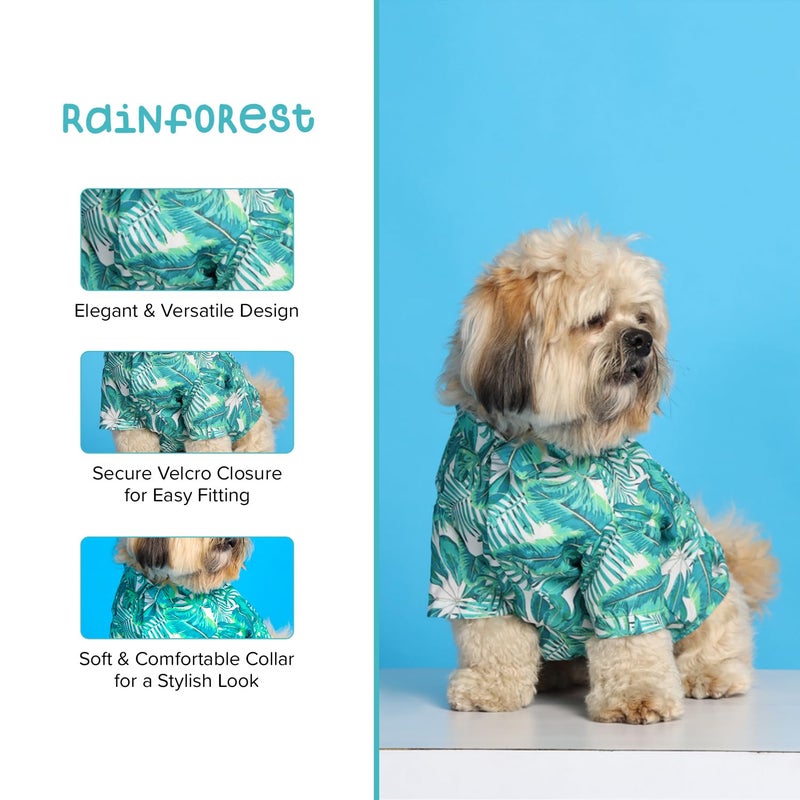 15 BUTTONS Udaipur Print Dog Shirt Super Soft Comfortable Pet Clothing, All Season Petwear, Pet Acessories (Recommended Breed - Beagle, Cocker Spaniel, Indie)(L) - Image 1