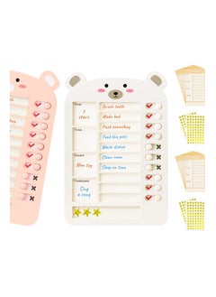 Y&D Upgraded My Chores Checklist Task Board for Kids - Habit Tracker or Daily and Weekly Planner, Reward Chart Behavior at Home (White), Chore Multiple Kids, Efficiency  - Image 2