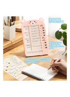 Y&D Upgraded My Chores Checklist Task Board for Kids - Habit Tracker or Daily and Weekly Planner, Reward Chart Behavior at Home (White), Chore Multiple Kids, Efficiency  - Image 5