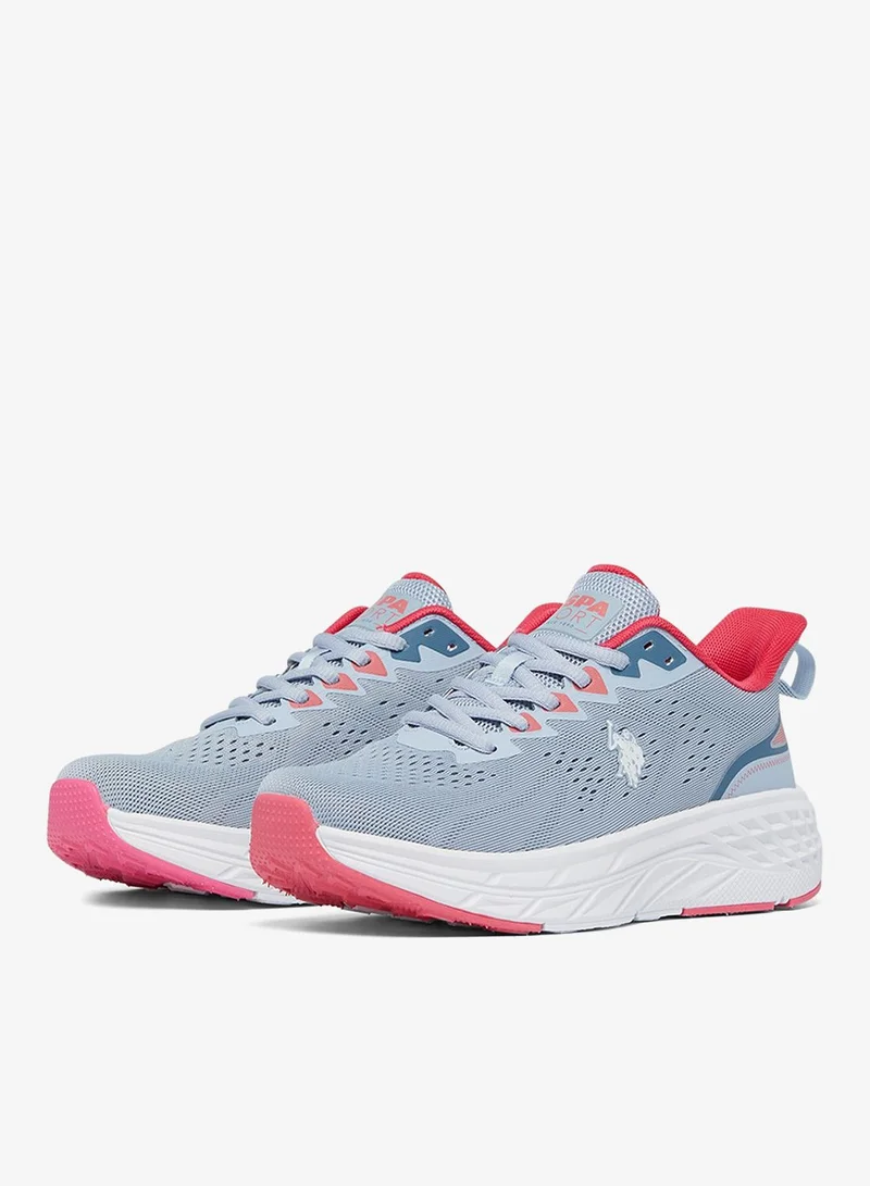 U.S. Polo Assn. Grey Women's Low-Top Limited Edition Lightweight Shoes Sneaker - So Stylish and Light, You Can’t Ignore! for Women | Best Price UAE