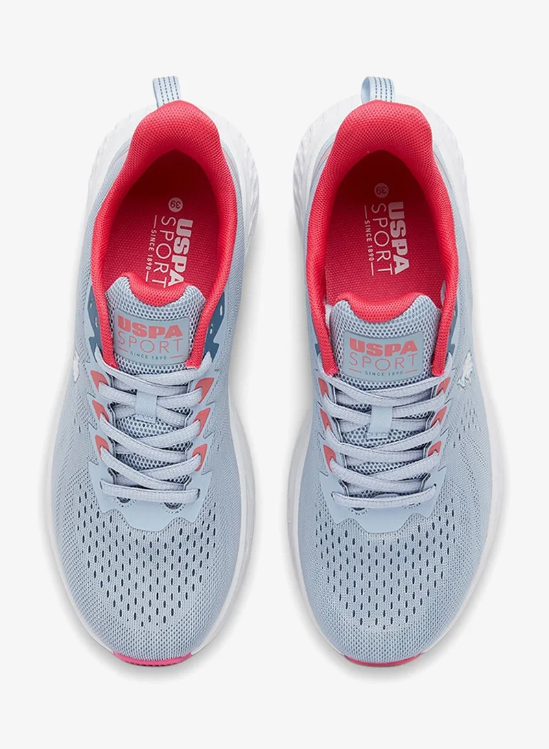 U.S. Polo Assn. Grey Women's Low-Top Limited Edition Lightweight Shoes Sneaker - So Stylish and Light, You Can’t Ignore! for Women | Best Price UAE