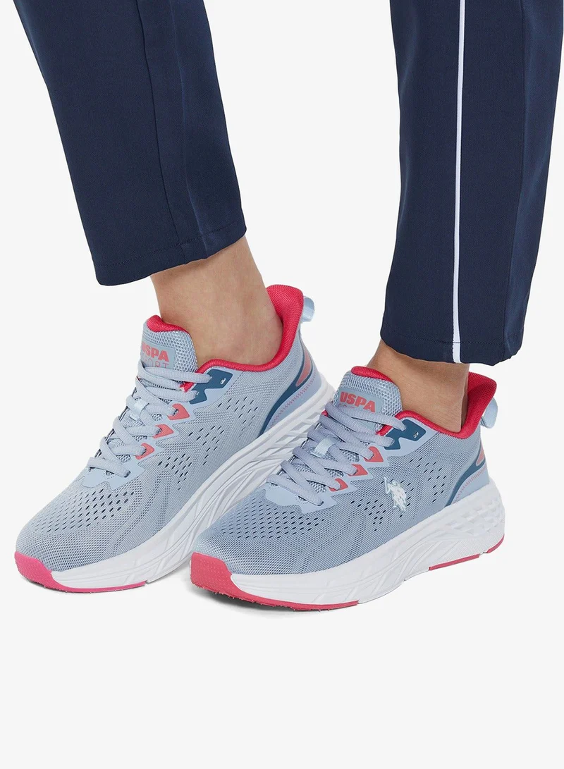 U.S. Polo Assn. Grey Women's Low-Top Limited Edition Lightweight Shoes Sneaker - So Stylish and Light, You Can’t Ignore! for Women | Best Price UAE