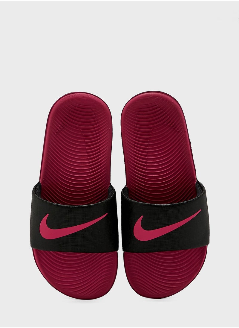 Nike - Youth Kawa Slides - Image 1