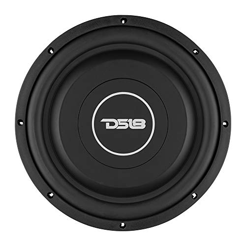 DS18 SRW10.4D 10" Shallow Car Subwoofer - 400 Watts, Dual Voice Coil, 4+4 Ohms Impedance (1 Speaker) - Image 2