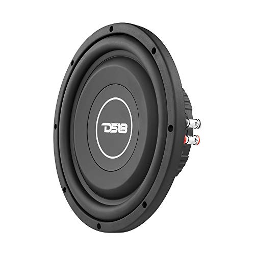 DS18 SRW10.4D 10" Shallow Car Subwoofer - 400 Watts, Dual Voice Coil, 4+4 Ohms Impedance (1 Speaker) - Image 3
