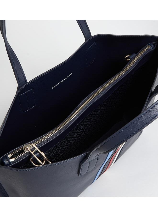 Tommy Hilfiger Plus Tommy Hilfiger Iconic Logo Detail Textured Tote Bag\BAGD037  - Image 2