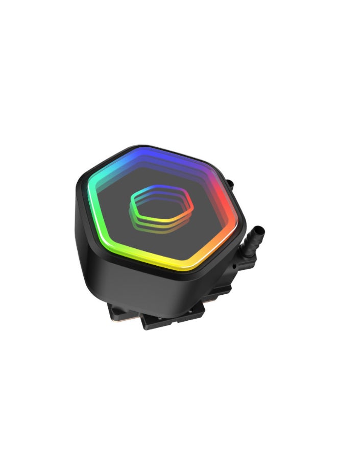 COOLER MASTER MasterLiquid 360 Core II ARGB AIO Liquid CPU Cooler, 360mm Radiator with 3Ã MF120 ARGB Fans, G9R Dual-Chamber Pump with Infinity Mirror ARGB, 400mm Sleeved Tubing with Tube Clips, Intel LGA1851/1700/1200/115x & AMD AM5/AM4, Includes CryoFuze Thermal Paste - Image 4