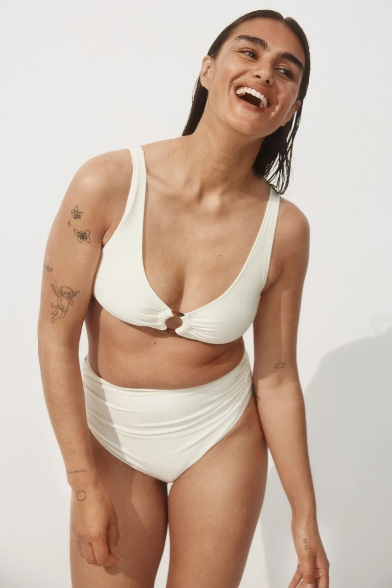 H&M High Waist Cheeky Bikini bottoms