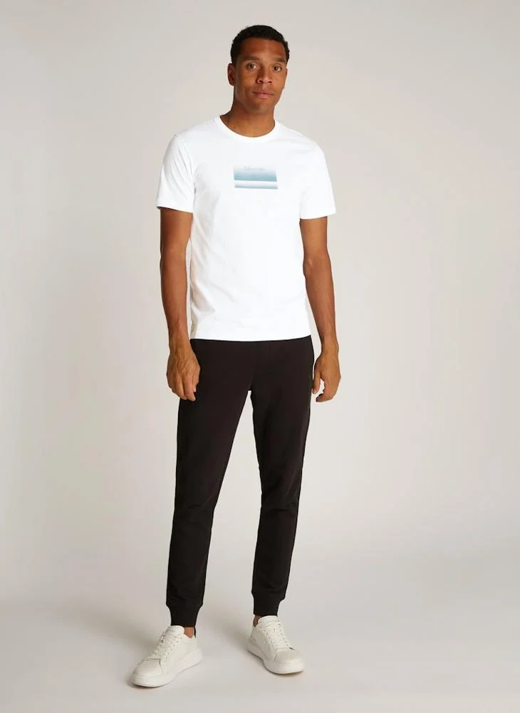 CALVIN KLEIN Logo Print Crew Neck T-Shirt