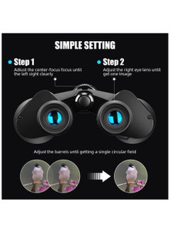 Generic High Power Binoculars for Outdoor Hunting and Wildlife Observation – Fully Multi-Coated Optics, BAK7 Prism, Adjustable Twist-Up Eyecups  - Image 3